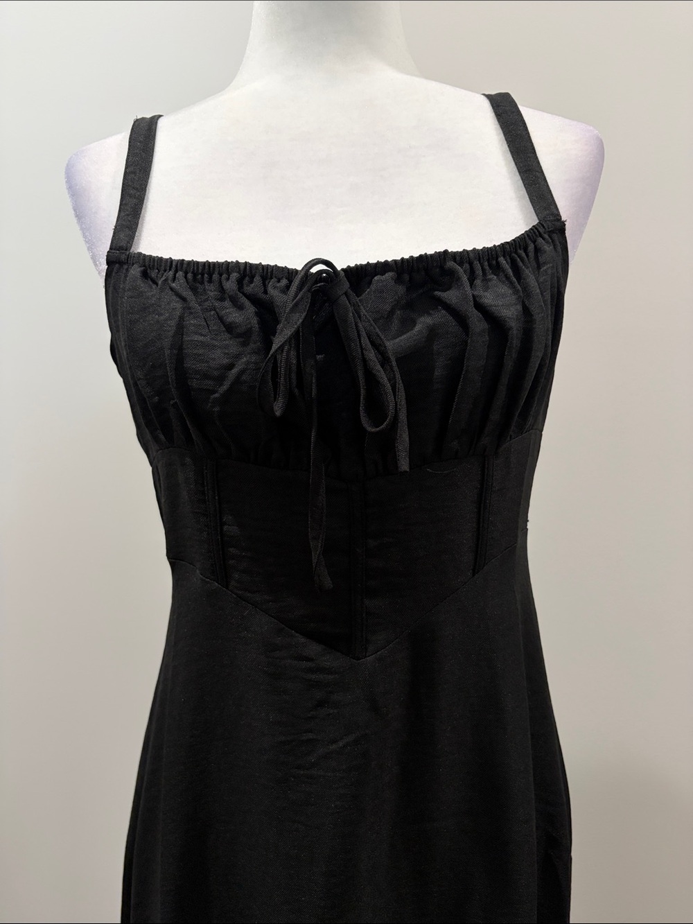 SHEIN Black Sleeveless “Corset” Maxi Dress - Picture 2 of 5